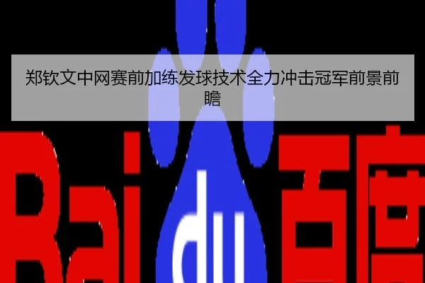郑钦文中网赛前加练发球技术全力冲击冠军前景前瞻